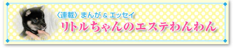 〈連載〉まんが＆エッセイ　リトルちゃんのエステわんわん